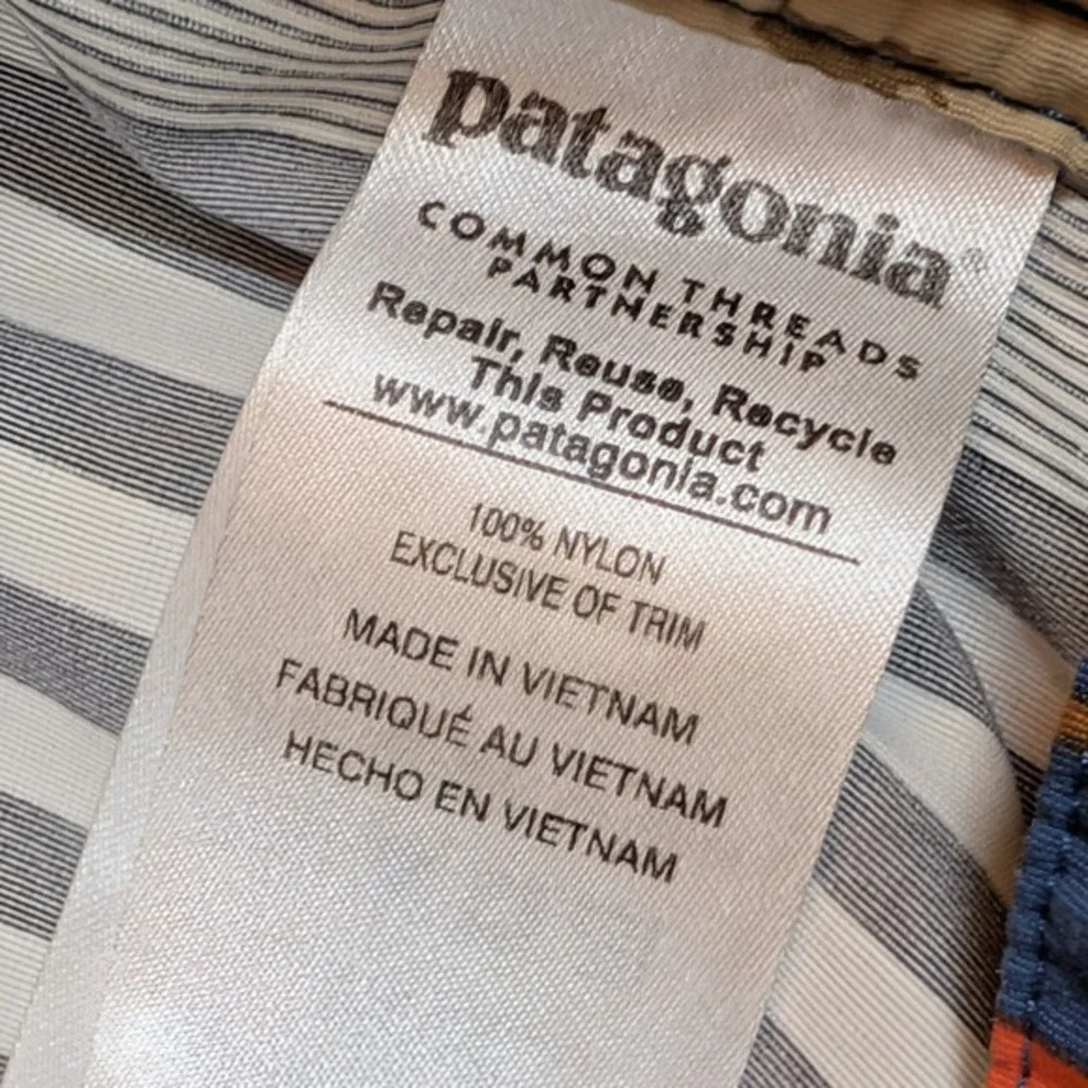 Patagonia Mens Board Shorts Swim‎ Trunks Size 29 Striped